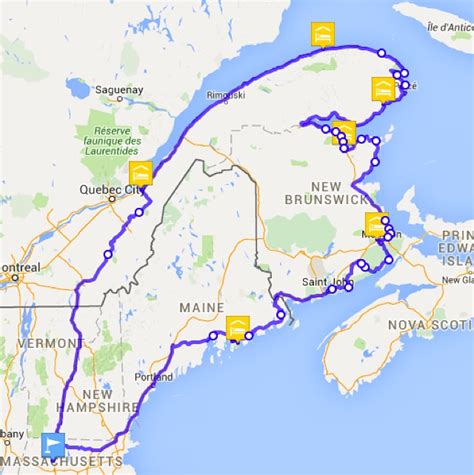 Gaspe Peninsula Quebec Canada Map - Share Map