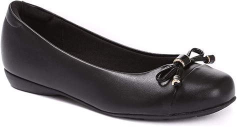 Pavers Womens Square Toe Embellished Ballet Flats Shoes: Amazon.co.uk ...