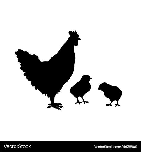 Chicken Svg Chicken Silhouette Svg Chicken Clipart Pretty Chicken | The ...