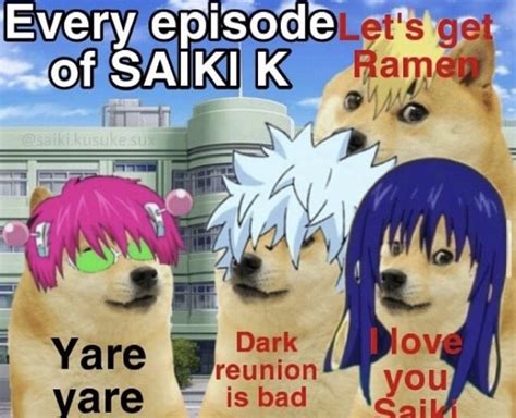 every episode of saiki k | Funny anime pics, Saiki, Anime funny