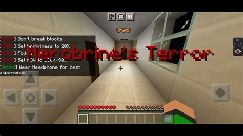 Di Terror Herobrine-Minecraft PE Horror Map-Gameplay | Herobrine Terror ...