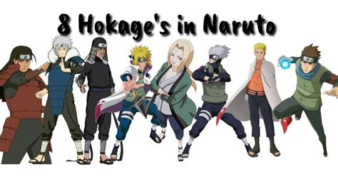 8 Hokage's / Naruto & boruto / list of hokage's - YouTube