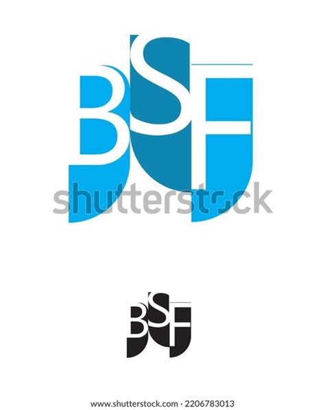 Bsf Logo Design Bsf Letters Vector Stock Vector (Royalty Free ...