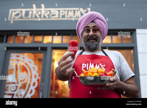 Anglo-Indian chef and comedian Hardeep Singh Kohli at the Pukka Pimm's ...