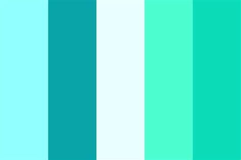 Cyan Color Chart