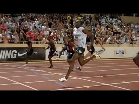 Usain Bolt Slow motion 100m Sprint - YouTube