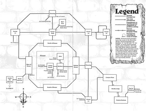 A Zork map in Trizbort.io | Trizbort.io