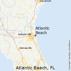 Atlantic Beach Florida Map - Zarla Kathryne