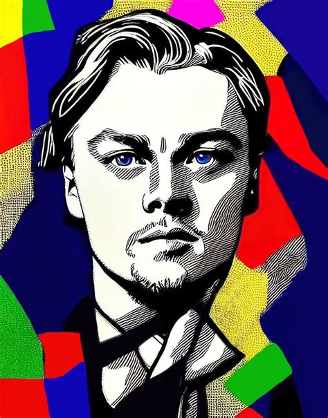 Leonardo DiCaprio Pop Art Painting by Diana Ringo | Saatchi Art