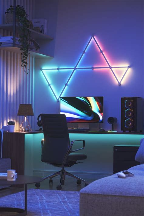 Best Gaming Setup Includes RGB Lights | Game room design, Gaming room ...