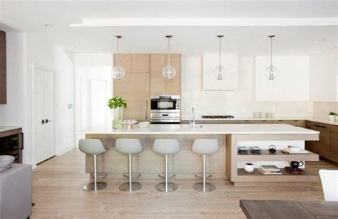 White kitchen with wood accents