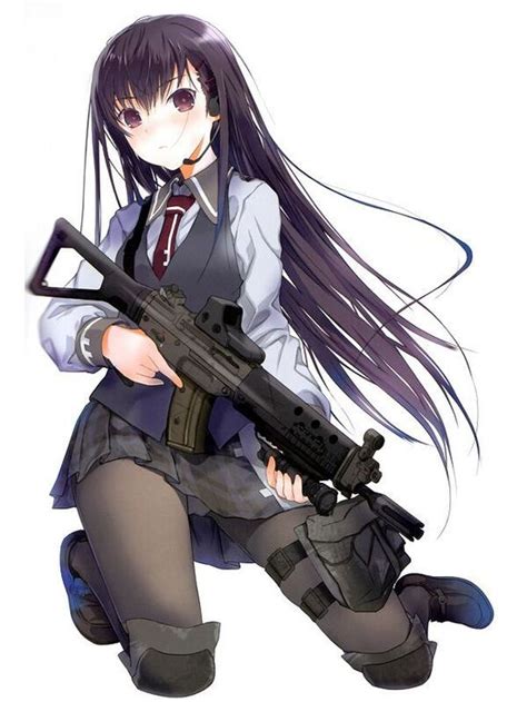 Cool Anime Girls With Guns