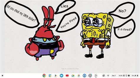 Spongebob gets fired by DeustcLand on DeviantArt