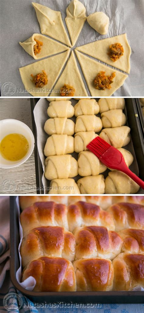 Baked Piroshki Recipe (2 Filling Options: Sweet or Savory!) | Baked ...