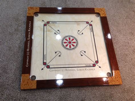 DIY Carrom Board | Carrom board, Wooden games, Diy