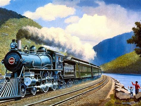 Howard Fogg (700×525) | Train art, Train, Railroad art