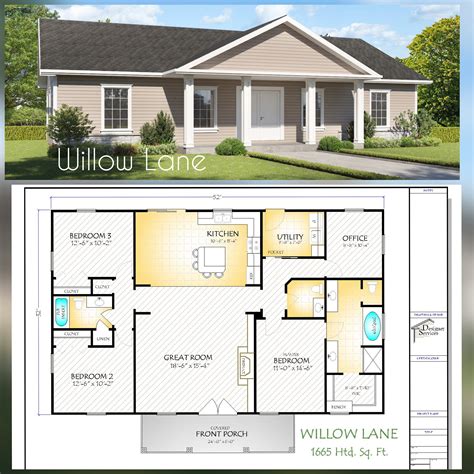 Gable Roof House Plans