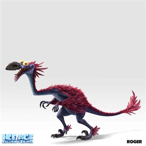 Ice Age 5 Roger the Dinosaur bird by valentinfrench on DeviantArt