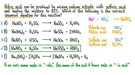 Sodium Nitrate Formula