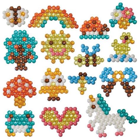 Beados and Aquabeads | Bastelperlen, Aquabeads vorlagen, Perlen blumen ...