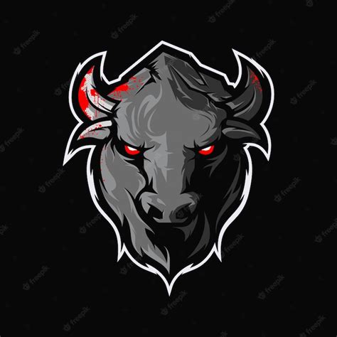 Premium Vector | Bull and mountain logo