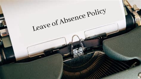 Leave of Absence Policy: Types & Legal Considerations - Factorial