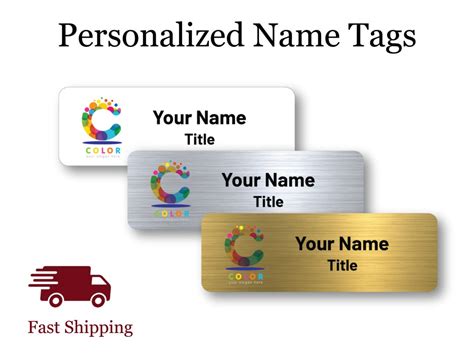 Magnetic Name Tags Logo Name Badges for Work Industry Name Tags With ...