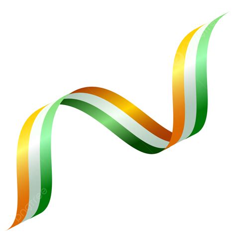 India Flag Ribbon, Tiranga, India, Flag PNG and Vector with Transparent ...