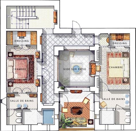 Family riad in Marrakesh | Royal Mansour | Riad floor plan, Home design ...