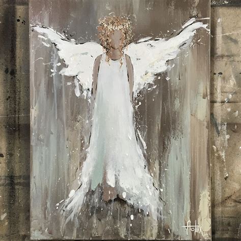 By Anita Felix Fairy Angel, Angel Art, Painting & Drawing, Canvas ...