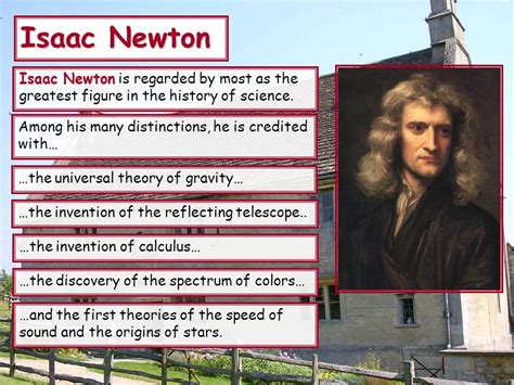 Sir Isaac Newton Inventions List