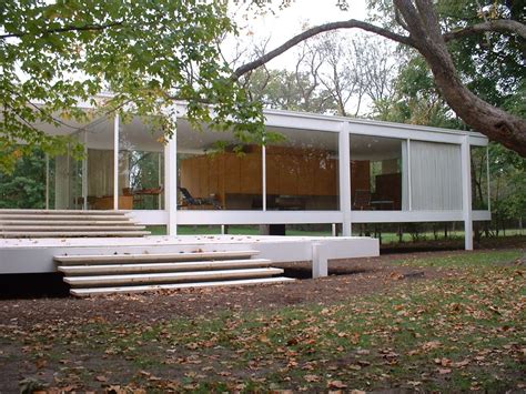 Mies - Casa Farnsworth | Casa farnsworth, Arquitectura moderna ...