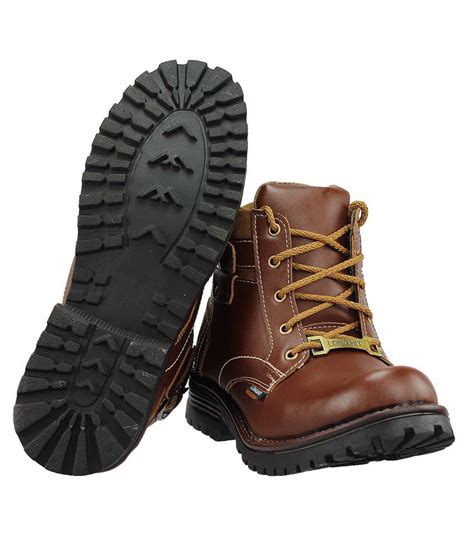 Foot Gear 24 Brown Men Boots - Buy Foot Gear 24 Brown Men Boots Online ...