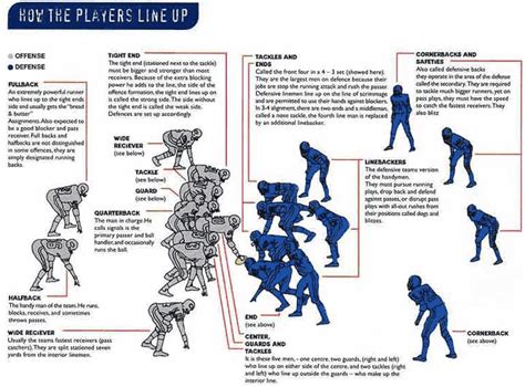 Flag Football Positions Diagram