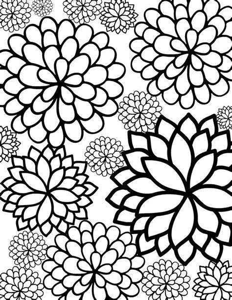 Sheenaowens: Flower Coloring Pages For Kids