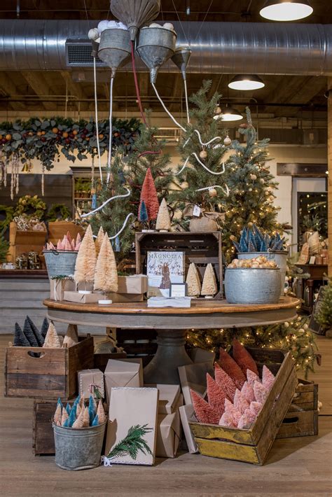 Winter install at Magnolia Market | Christmas store displays, Christmas ...