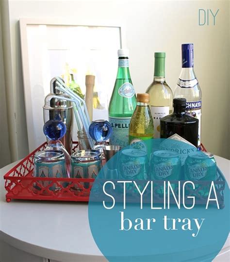 Delicious Duds: bar tray style {DIY tutorial} (With images) | Bar tray ...