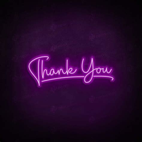 Thank You neon sign - V2 | Neon signs, Led neon signs, Sign lighting