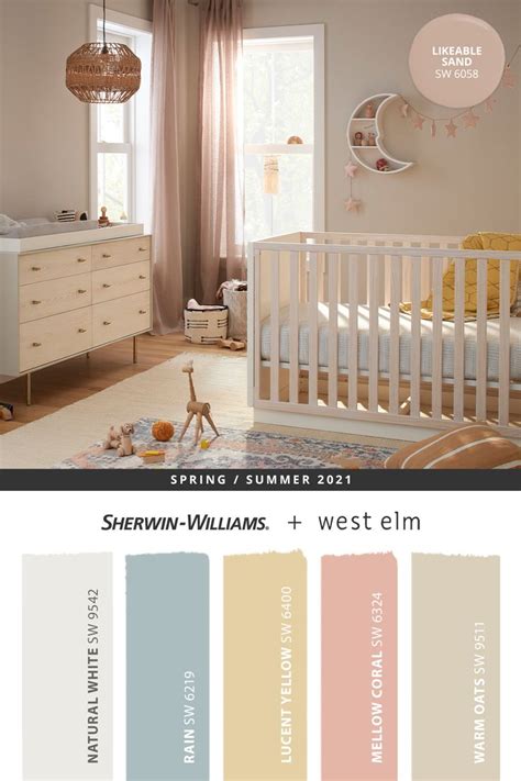 Modern Paint Colors for Nurseries | Kids bedroom paint colors, Nursery ...