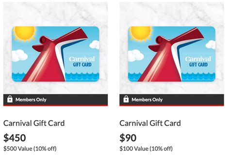 Buying Discounted Carnival Gift Cards - Miles For Family