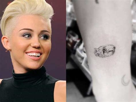 Top 10 Celebrity Miley Cyrus Tattoos Pictures - SheIdeas