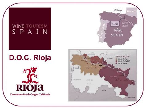 Rioja wine map