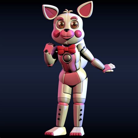 TLT Style funtime foxy model by CoolioArt on DeviantArt