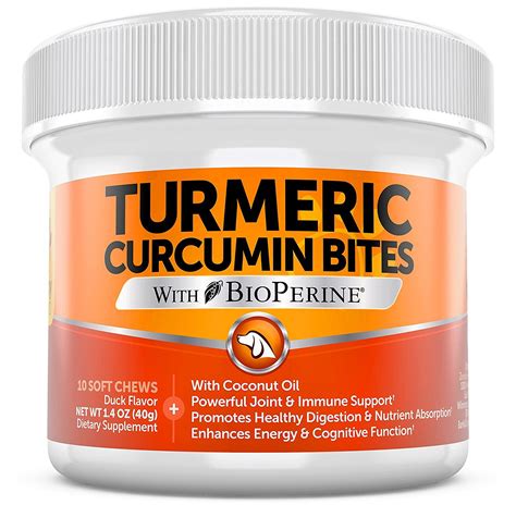 Turmeric Curcumin Treats for Dogs - For Strong Hip and Joint Health ...