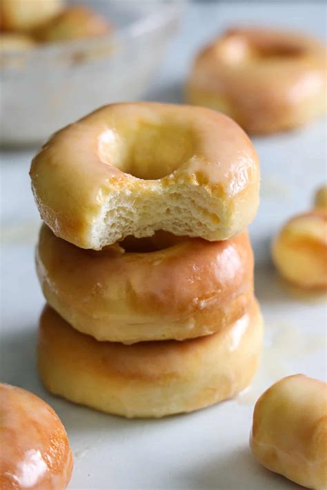 Glazed Air Fryer Donuts (from scratch) VIDEO - Simply Home Cooked