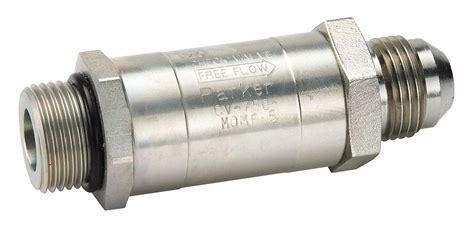 PARKER Hydraulic Check Valve, 3,000 psi, 50.0 gpm, Steel - 53VC09|CV ...