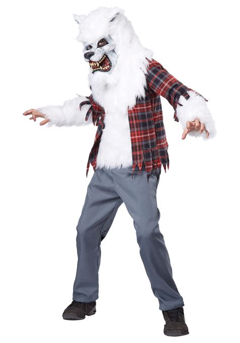 Child White Werewolf Costume