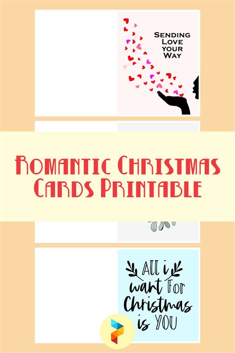 Romantic Christmas Cards Printable | Printablee