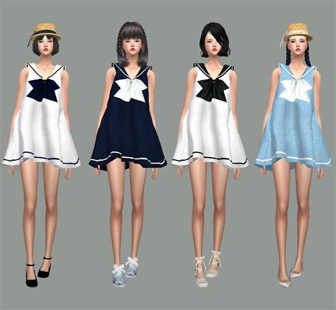 Sims 4 Sailor Outfit CC