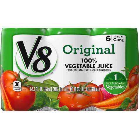 V8 Original 100% Vegetable Juice, 6 count Only $2.25! - Become a Coupon ...